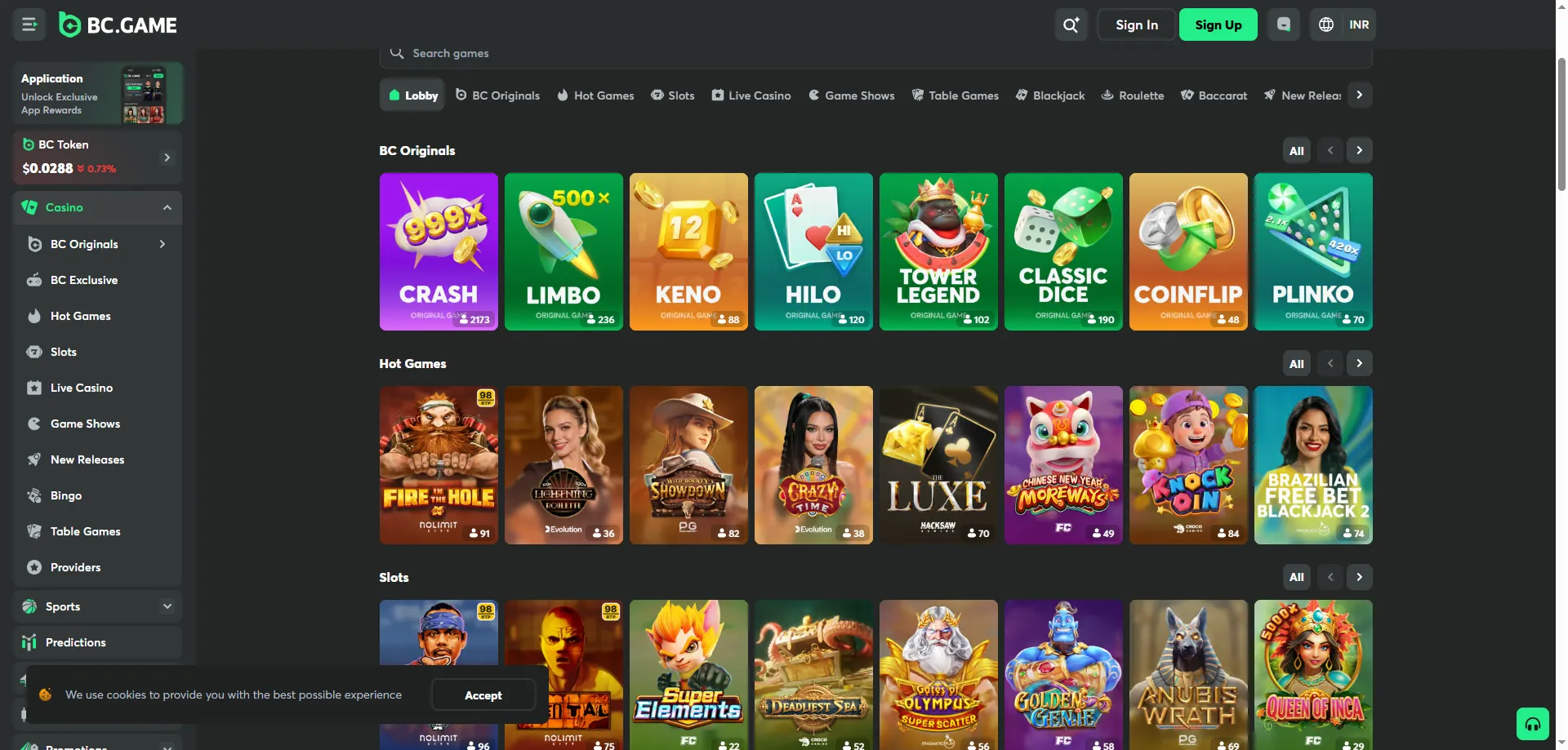 BC Game Crash online — multiplier rising before cashout moment